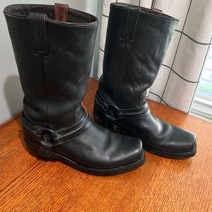 Men’s Caborca Leather Biker Boots, 10.5